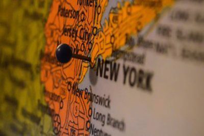 Pin to New York