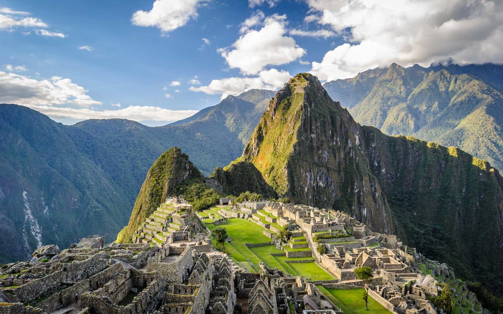 Machu Picchu, landmark in Peru.