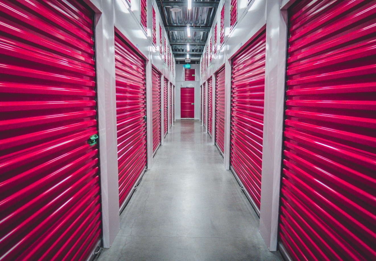 Pink Storage Wall