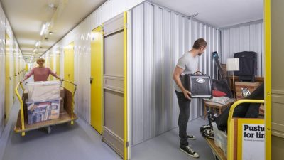 Yellow storage unit
