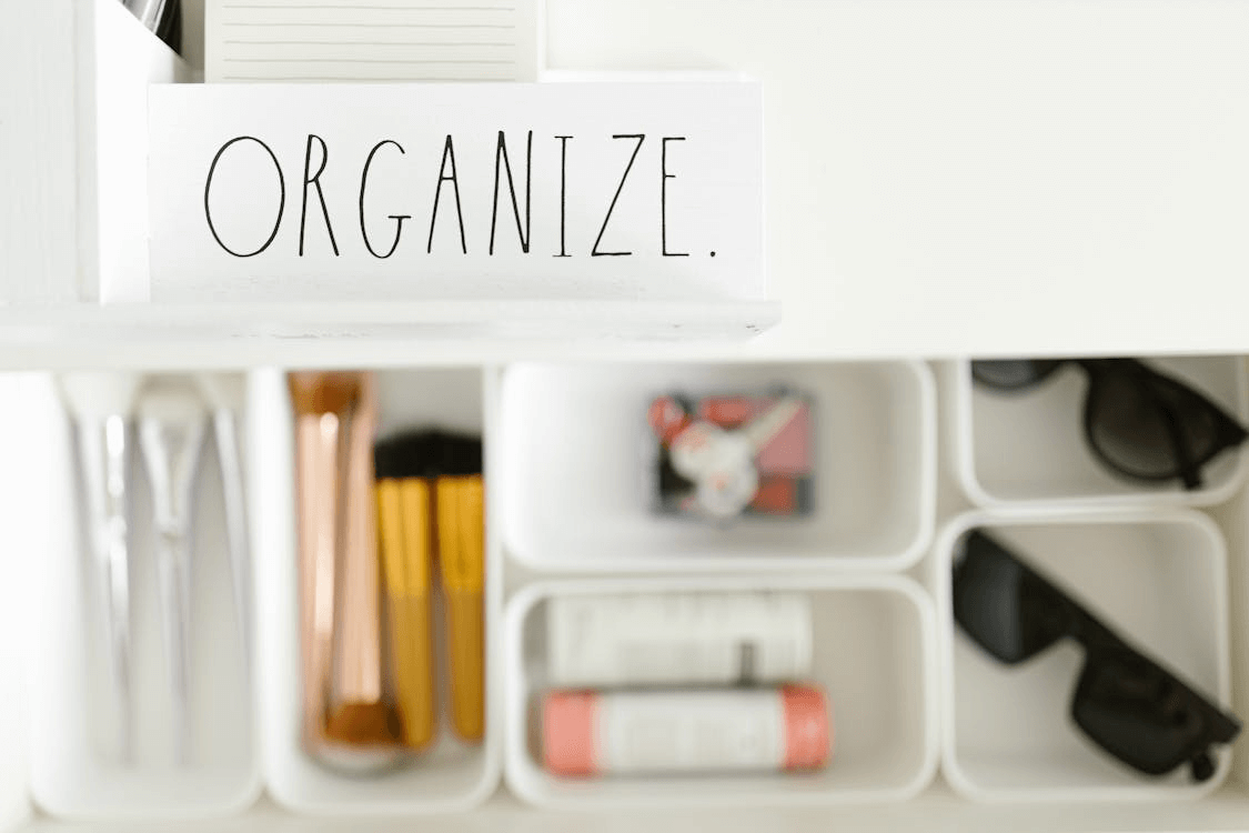 Organize - be ready for your seasonal clean-out